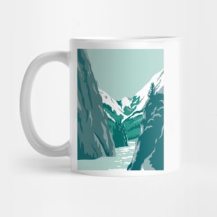 Kenai Fjords National Park in Kenai Peninsula Alaska United States WPA Poster Art Color Mug